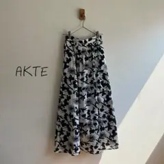 AKTE コットンフラワーボリュームスカートK84