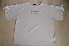 Lovetoxic Tシャツ袖リボンつき 160cm