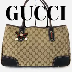 美品! GUCCI グッチ ★ 正規品 トートバッグ ショルダーバッグ シェリー
