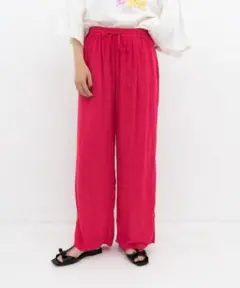 ◎新品◎フリークスストア　インド楊柳イージーパンツ　ピンク
