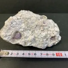 福島県南会津只見産 天然かぐや姫 紫水晶 アメジスト 392g 激レア