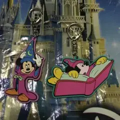 ディズニー ファンタジア ラバーキーホルダー チャームコレクション　2個セット