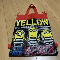 ミニオン 手提げ袋 赤黒