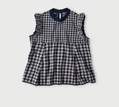 新品美品⭐︎ギンガムジャガードのノースリーブキャミ M