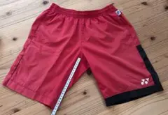 YONEX バドミントンパンツ Mサイズ 赤
