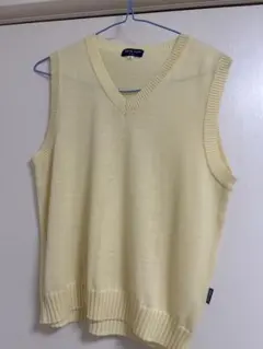 MICHEL KLEIN 淡い黄色 スクールベスト L
