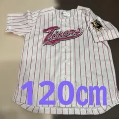 阪神タイガース　白ピンク　メッシュ　ユニフォーム　キッズ　120㎝