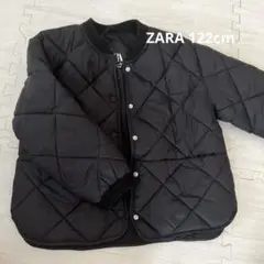 ZARA ノーカラー 中綿 122cm 秋冬 上着 ダウン 男女 黒