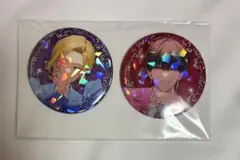 【新品】 踏んだり、蹴ったり、愛したり　ホログラム缶バッジ　泰&佳帆