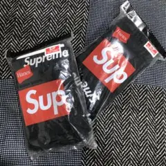 新品未使用 Supreme ボクサーブリーフ Sサイズ 黑 2枚vk