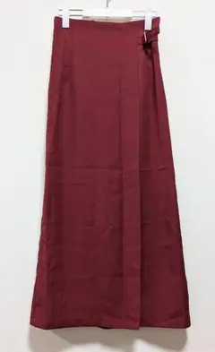 JUNOAH サイドタック ロングスカート L 【新品未使用】