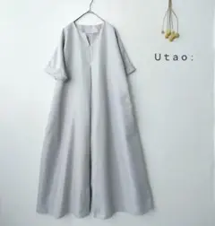 Utaoː◉サラキラロングワンピース　体型カバー　studio CLIP