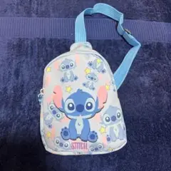 Disney・リロアンドスティッチ子供用ボディバッグ水色