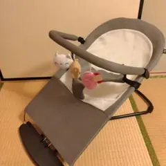 Smart Angel バウンサー グレー ぬいぐるみ付き