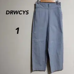 DRAWCYS　ドロシーズ　ワイドパンツ　スラックス　ライトグレー　バックゴム