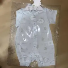 ベビーミッキー　水色　ロンパース　プレオール　60 70