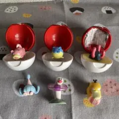 ポケモンリング3種とミニフィギュア3種セット