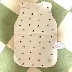 新品未使用プティマイン　ガーゼスリーパー　さくらんぼ柄