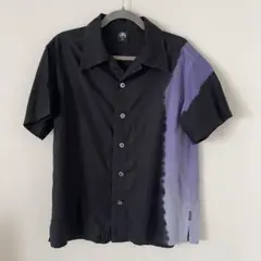 【匿名配送】TEMAS 司染黒御 グラデーション 半袖シャツ：M