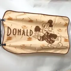 ディズニー ドナルドダック ベージュ ブランケット　薄めの布地　未使用品