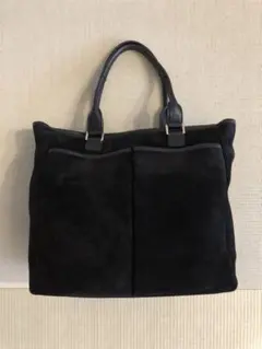 ANYA HINDMARCH スウェード トートバッグ