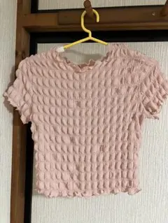 GU ぽこぽこ ピンク トップス Tシャツ Lサイズ