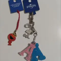 エルモ スヌーピー ストラップセット