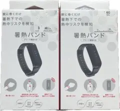 新品　暑熱バンド アラート機能付　ワークマン ブラック 熱中症リスク検知 2個