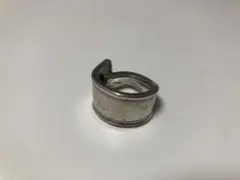 スプーンリング　ノーブランド　シルバー　メンズ