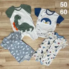 【1着❁ 500円】ロンパース・カバーオールまとめ売り