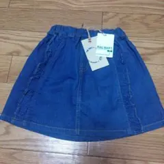 【値下げ】新品 未使用 RAG MART デニム風スカート 95