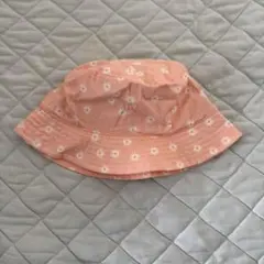 H&M 花柄ピンクハット EU 52/54