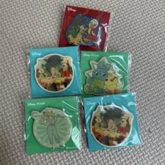 ディズニーピクサーキャラクターピンバッジ5個セット