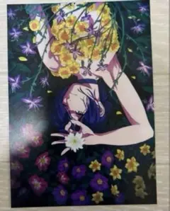 チェンソーマン ポストカード 花のイラスト　レゼ