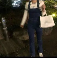 edit for lulu デニムサロペット
