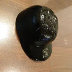 黒いキャップ型小物入れ 陶器製