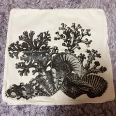 クッションカバー 40×40cm シェル サンゴ 夏