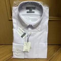新品未使用　TAKA-Q ビジネスシャツ M80薄紫ノーアイロン