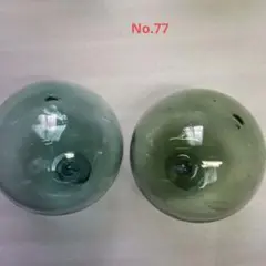 ガラス玉 2個