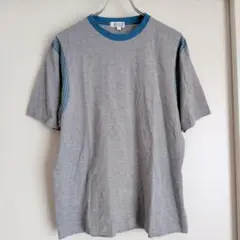 アーヴェヴェオム 半袖Tシャツ バイカラー カットソー