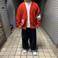 希少【VARSITY】USA カーディガン Amanda オーバーサイズ