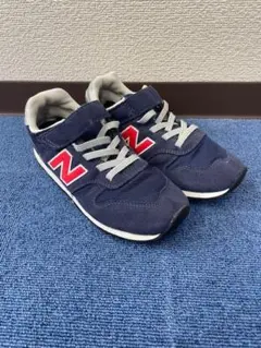 New Balance キッズスニーカー ネイビー/レッド