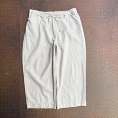 90s CLASSIC ELEMENTS リネンパンツ ハンパ丈 7部丈