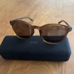 JINS ジンズ　　ブラウン　シンプル　サングラス