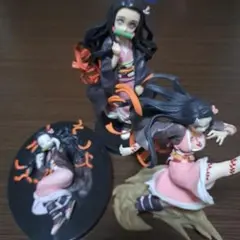 【鬼滅の刃】禰豆子 フィギュア3点セット　バラ売り不可　箱無し