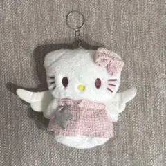 キティ エンジェル 天使 羽 ピンク マスコット チャーム