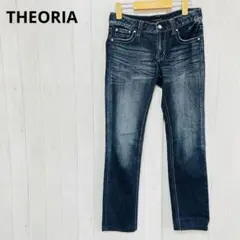 【セオリア】　スリムフィットデニム　ジーンズ　スキニー　F　a393