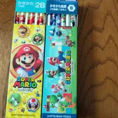 スーパーマリオ　鉛筆　2B．Ｂ 2ダース