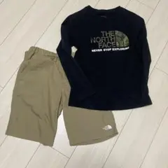 ノースフェイス　キッズ　150㎝ ロンT 短パン　セット売り