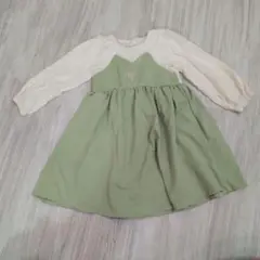 リトルマーメイド長袖ワンピース